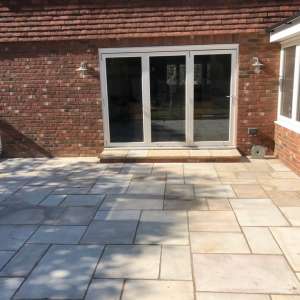 laying patio/terrace areas