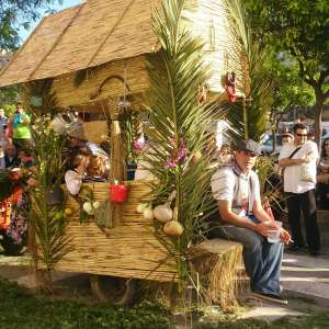 The San Isidro Pilgrimage in early May in Estepona